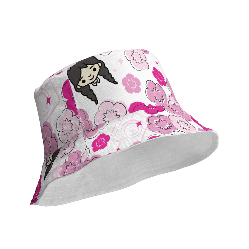 2 Korean Girls All-Over Bucket Hat
