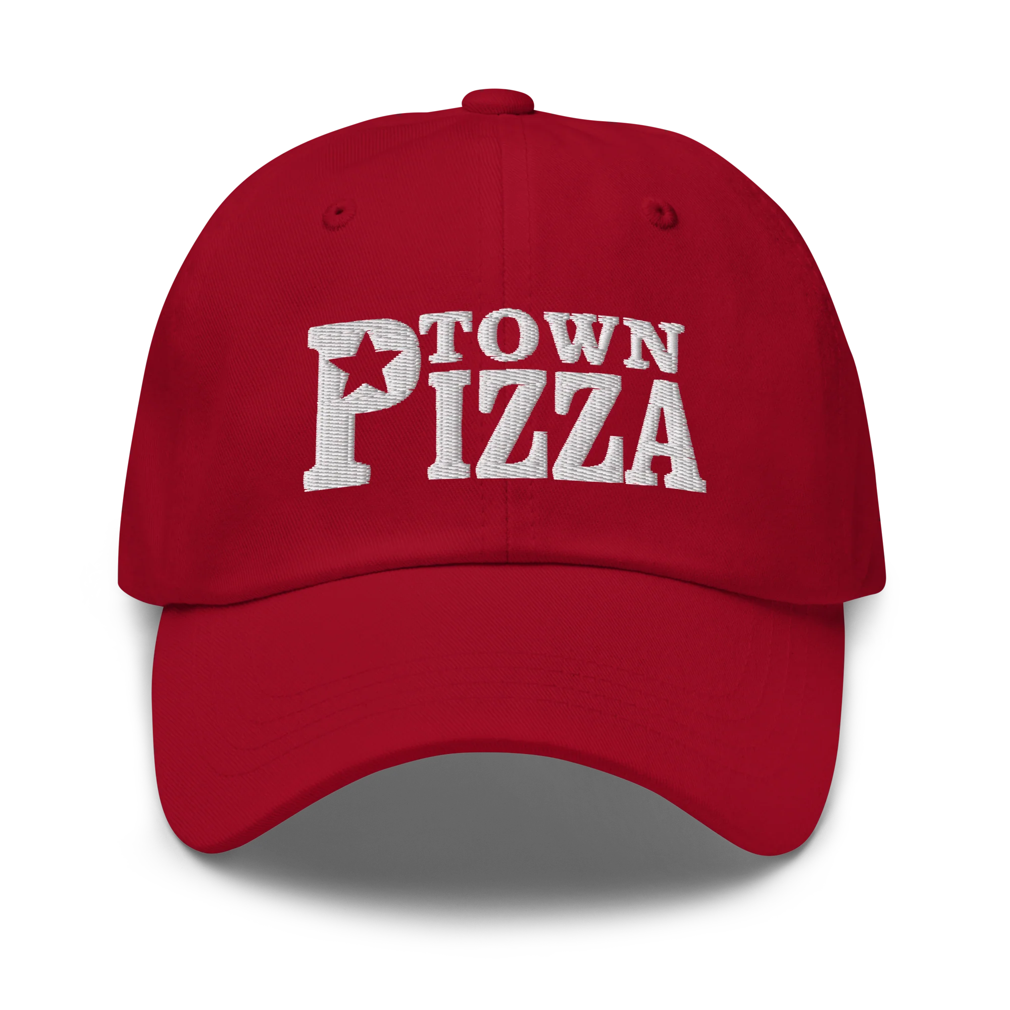 Town Pizza Dad Hat in Red – All Staff