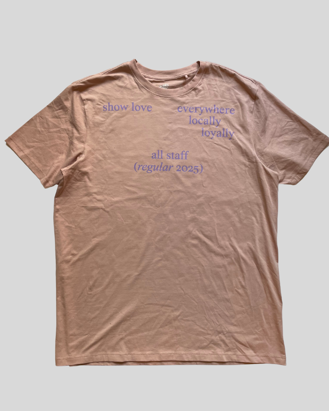 All Staff "Regular" Short Sleeve, Upcycled Edition