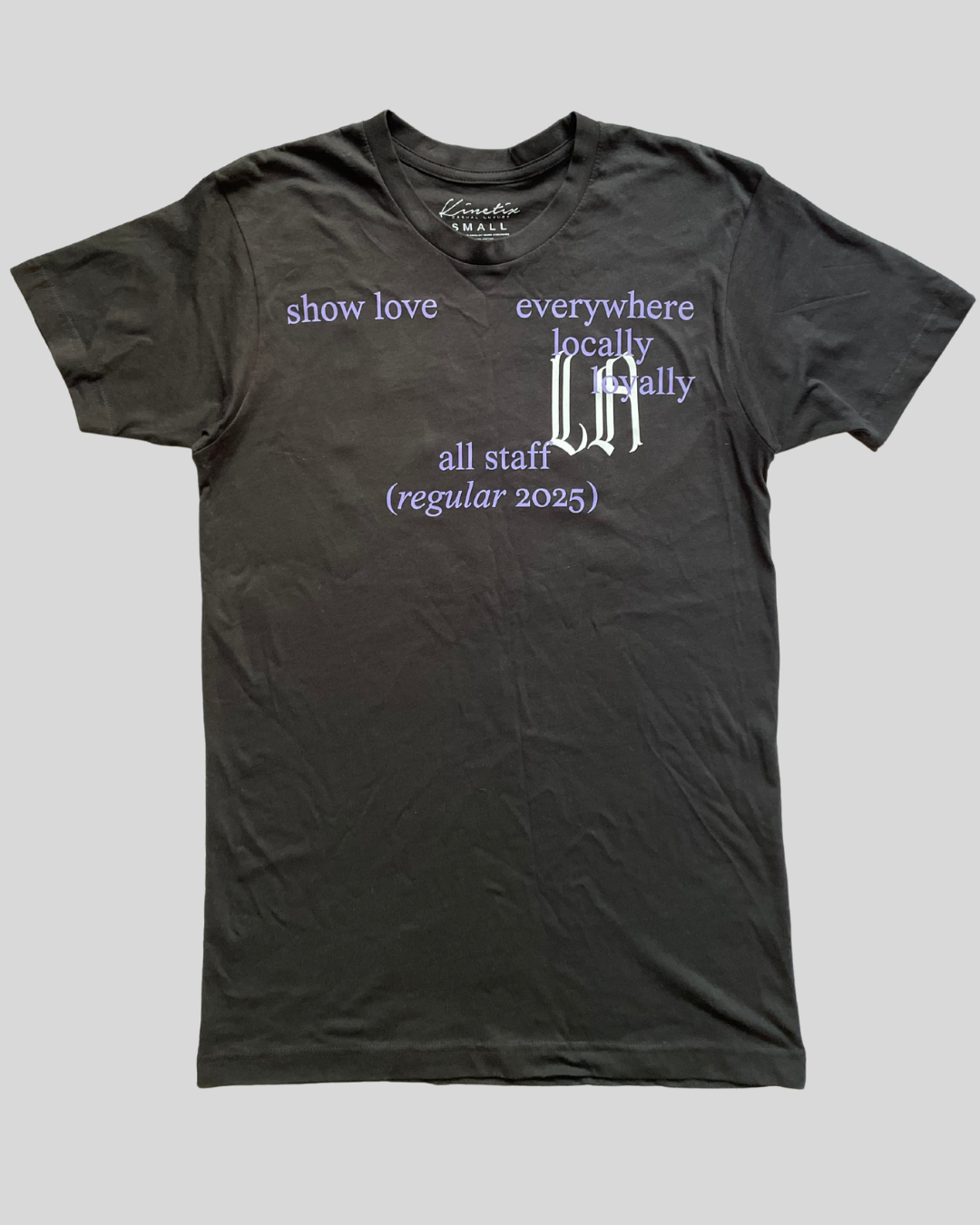 All Staff "Regular" Short Sleeve, Upcycled Edition