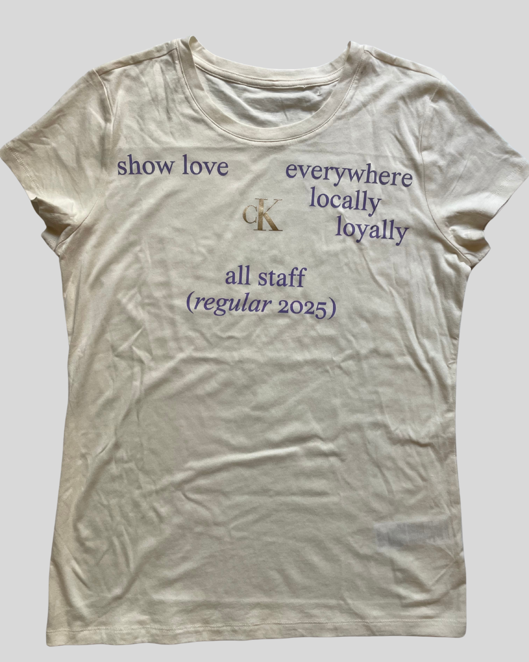 All Staff "Regular" Short Sleeve, Upcycled Edition