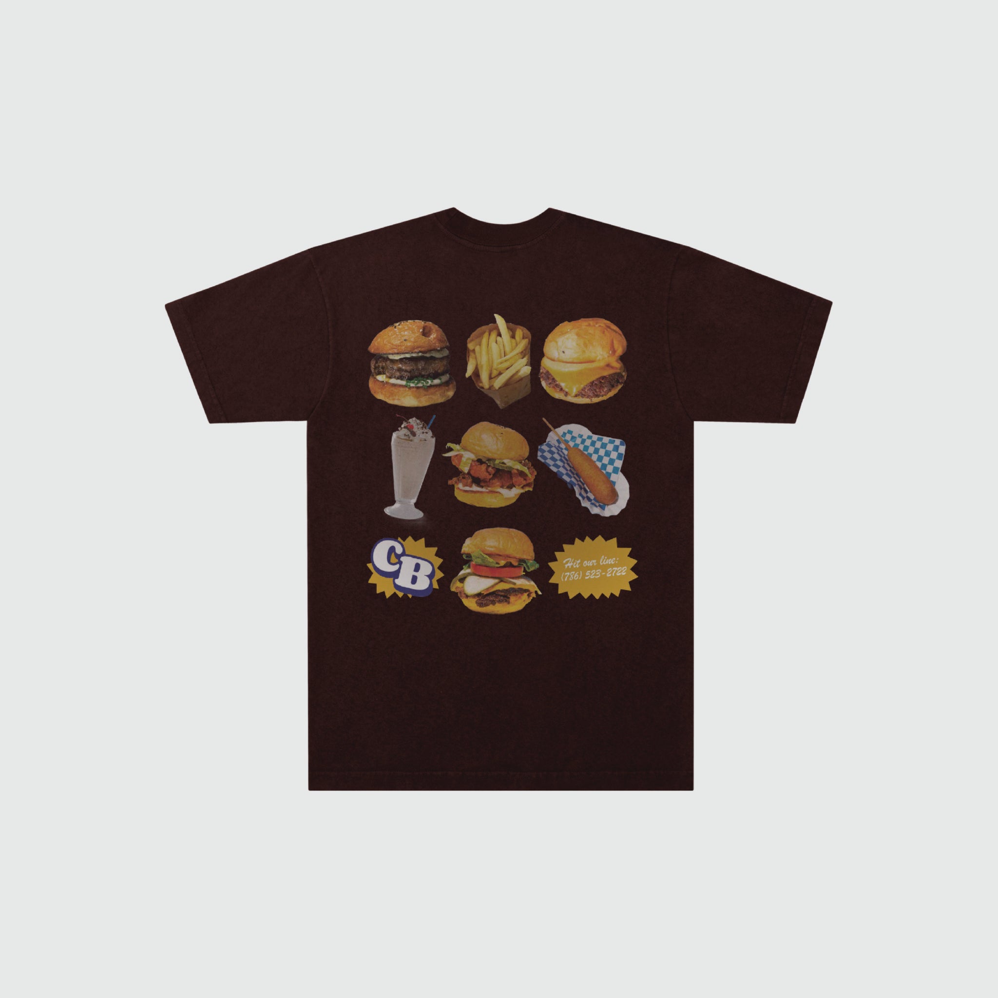 Coney Burger Chocolate Tee