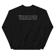 Koffee? "Dictionary" Sweatshirt