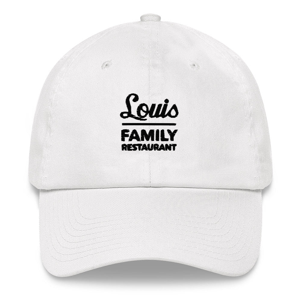 Louis Dad Hat in White