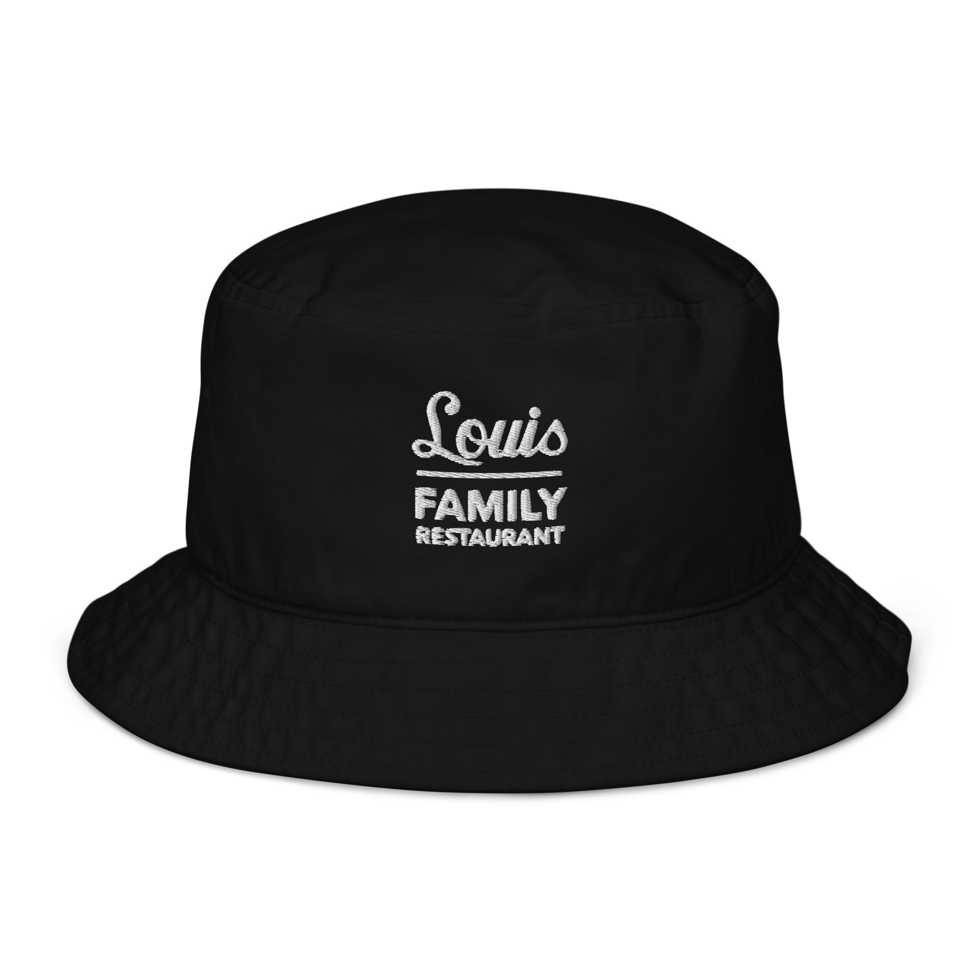 Louis Bucket Hat in Black